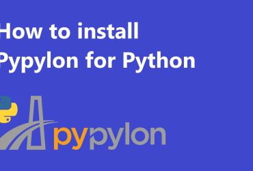 How to install Pypylon for Python