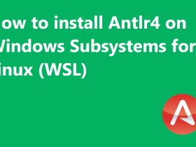 Install Antlr4 on WSL
