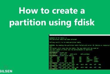 How to create a partition using fdisk