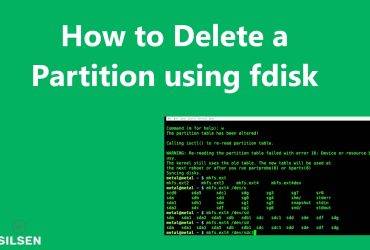 How to delete a partition using fdisk